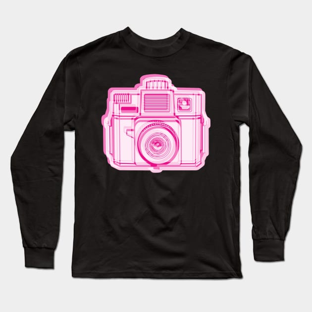 ISSF Society6 logo PINKREVERSE Long Sleeve T-Shirt by istillshootfilm